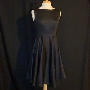 Black A-Line Tea Dress